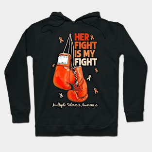 Her Fight My Fight MS Multiple Sclerosis Awareness Women Hoodie